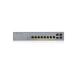 Zyxel GS1350-12HP-EU0101F switch Gestionado L2 Gigabit Ethernet (10/100/1000) Energía sobre Ethernet (PoE) Gris