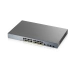 Zyxel GS1350-26HP-EU0101F commutateur réseau Géré L2 Gigabit Ethernet (10/100/1000) Connexion Ethernet, supportant l'alimentation via ce port (PoE) Gris