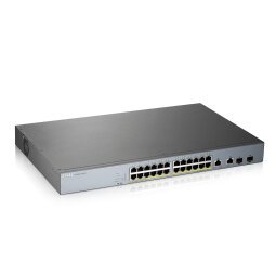 Zyxel GS1350-26HP-EU0101F switch Gestionado L2 Gigabit Ethernet (10/100/1000) Energía sobre Ethernet (PoE) Gris