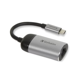 Verbatim 49146 station d'accueil USB 3.2 Gen 1 (3.1 Gen 1) Type-C Noir, Argent