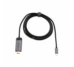 Verbatim 49144 câble vidéo et adaptateur 1,5 m USB Type-C HDMI Noir, Argent
