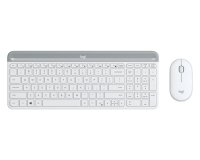 Logitech 920-009189 tastiera Mouse incluso Universale RF Wireless QWERTZ Tedesco Bianco