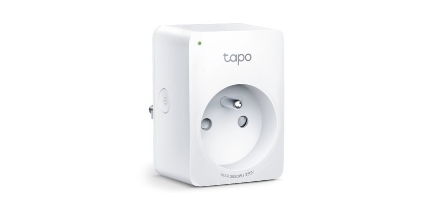 TP-Link Tapo Mini Smart Wi-Fi Socket Energy Monitor Prise intelligente 3680 W Maison Blanc