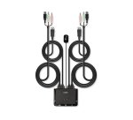 Lindy 42344 interruptor KVM Montaje en rack Negro