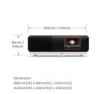 BenQ X500i Proiettore a corto raggio 2200 ANSI lumen DLP UHD 4K (3840x2160) Nero, Bianco