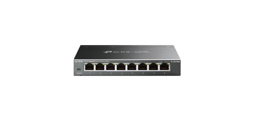 TP-Link TL-SG108E Géré L2 Gigabit Ethernet (10/100/1000) Noir