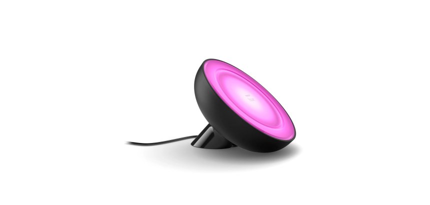 Philips Hue White and Color ambiance Bloom Lampada Smart da tavolo Nera