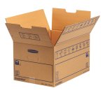 Caisse déménagement fellowes smoothmove c-flute 39l carton ondulé