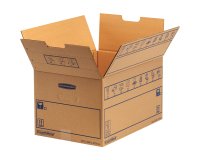 Caisse déménagement fellowes smoothmove c-flute 39l carton ondulé