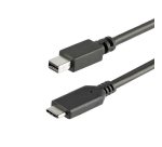 StarTech.com 1 m USB-C naar Mini DisplayPort kabel - 4K 60Hz - zwart