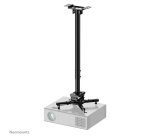Neomounts CL25-550BL1 Support de plafond pour vidéoprojecteur - h74.5-114.5 cm - installation facile - orientable
