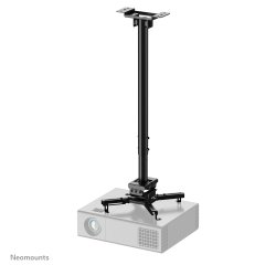 Neomounts CL25-550BL1 Support de plafond pour vidéoprojecteur - h74.5-114.5 cm - installation facile - orientable