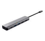 Trust Dalyx Adattatore multiporta USB-C 6 in 1 - Grigio