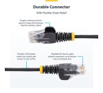StarTech.com 2m Green Slim CAT6 Ethernet Cable, Snagless, 100W PoE, UTP, LSZH, 28AWG Pure Bare Copper Wire, Slim RJ45 Network Patch Cord w/Strain Reliefs, Individually Tested
