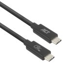 ACT Câble USB4 20Gbps 240W USB Type-C, certifié USB-IF, 2 mètres
