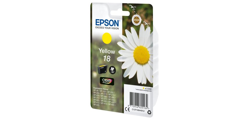 Epson Daisy Encre jaune Claria Home Pâquerette 18