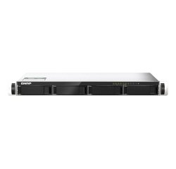 QNAP TS-435XEU NAS Rack (1U) Marvell CN9131 4 GB DDR4 0 TB QNAP QTS Black, Grey