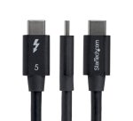 StarTech.com 80cm Thunderbolt 5 Cable, 80 Gbps/Up to 120 Gbps, PD 240W, 8K 60Hz, Certified Thunderbolt Cable, Compatible with Thunderbolt 4/USB4/USB-C