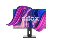 Nilox Monitor de 27" Regulable, FullHD, IPS, con puertos HDMI, DP y VGA