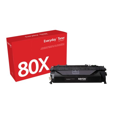 Everyday Toner Noir ™ de Xerox compatible avec HP 80X (CF280X), Très haute capacité