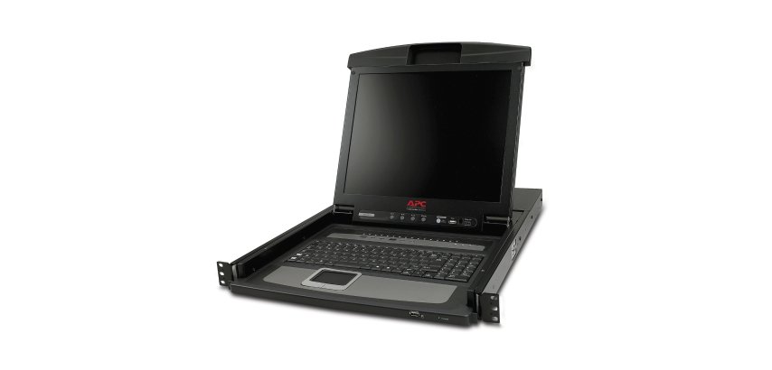 APC Console LCD pour rack 17" avec commutateur KVM analogique intégré 16 ports