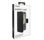 Celly WALLY custodia per cellulare 15,8 cm (6.2") Custodia a borsellino Nero