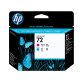 HP 72 tête d'impression cyan et magenta