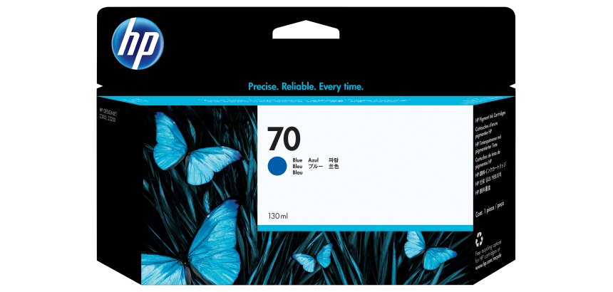 HP 70 - blauw - origineel - DesignJet - inktcartridge