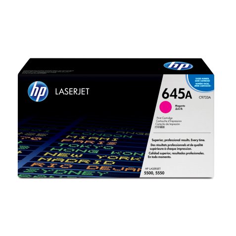 HP 645A toner LaserJet magenta authentique