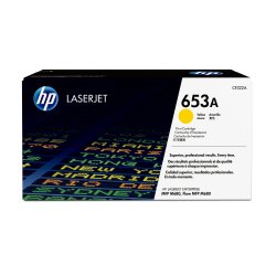 HP 653A - geel - origineel - LaserJet - tonercartridge (CF322A)