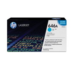 HP 646A toner LaserJet cyan authentique