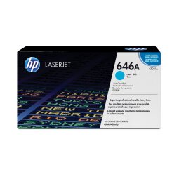 HP 646A toner LaserJet cyan authentique