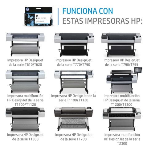HP 72 Original Gris 1 pieza(s)