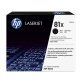 HP 81X toner LaserJet noir authentique grande capacité