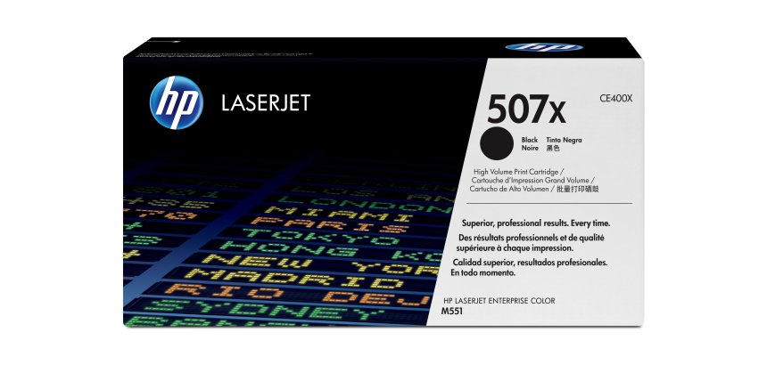 HP 507X toner LaserJet noir grande capacité authentique