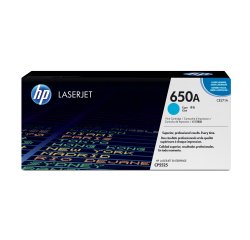 HP 650A - cyaan - origineel - LaserJet - tonercartridge (CE271A)