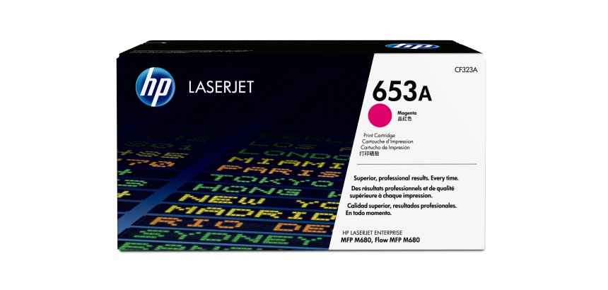 HP 653A - magenta - original - LaserJet - toner cartridge (CF323A)