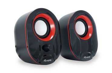 Equip 245332 altavoz Negro, Rojo Alámbrico 3 W