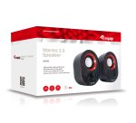 Equip 245332 altavoz Negro, Rojo Alámbrico 3 W