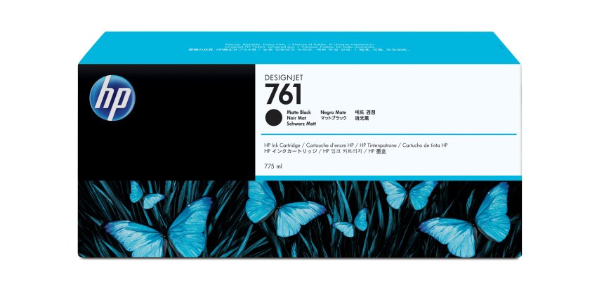 HP 761 cartouche d'encre DesignJet noir mat, 775 ml