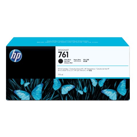 HP 761 cartouche d'encre DesignJet noir mat, 775 ml