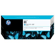 HP 81 cartouche d'encre teintée DesignJet cyan clair, 680 ml