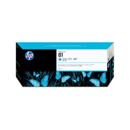 HP 81 cartouche d'encre teintée DesignJet cyan clair, 680 ml