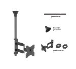 Multibrackets 6416 Supporto per display espositivi 106,7 cm (42") Nero