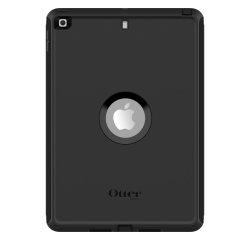 OtterBox Funda Defender para iPad 7th/8th/9th gen, A prueba de caídas,Ultrarresistente con Protector de Pantalla integrado,Testeada 2x Estándares Militares, Negro