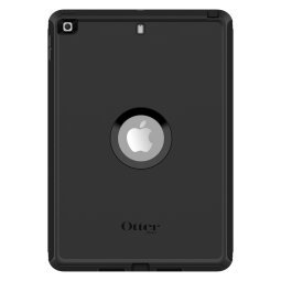 OtterBox Coque Defender pour iPad 7th/8th/9th gen, protection antichoc et ultra-robuste avec protection d'écran intégrée, 2x testé selon la norme militaire, Noir, livré sans emballage