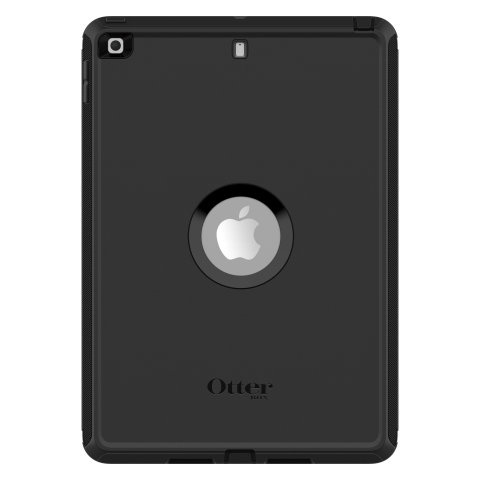 OtterBox Funda Defender para iPad 7th/8th/9th gen, A prueba de caídas,Ultrarresistente con Protector de Pantalla integrado,Testeada 2x Estándares Militares, Negro, sin pack Retail