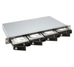 QNAP TR-004U Boîtier de disques de stockage Boîtier disque dur/SSD Noir, Gris 2.5/3.5"
