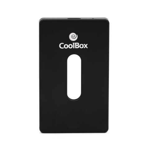 CoolBox SlimChase S-2533 Caja externa para unidad de estado sólido (SSD) Negro 2.5"