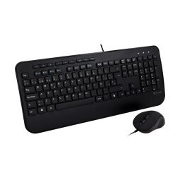 Pack Teclado con reposamuñecas + Ratón USB V7